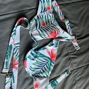 SHEIN one shoulder bikini top!